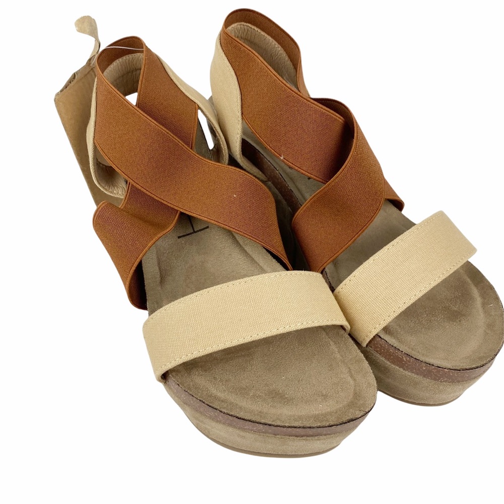 NWT Beach by Matisse Liz Platform Wedge Sandals 8 - Picture 2 of 8